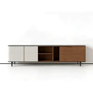 Direct Manufacturer Modern Customized Wooden TV Cabinet with Storage Function for Bedroom Home Apartment Hotel Use Eco Friendly