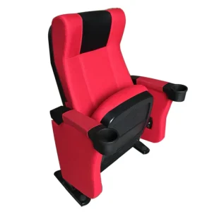 Direct Manufacturer’s Modern Stainless Steel Theater Chairs Foldable Adjustable Height Durable Eco Friendly Fabric Seat Cinemas