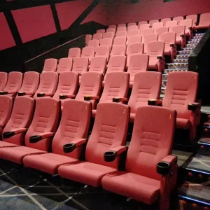 Direct Sales of High Quality Auditorium Theater Cinema Furniture Auditorium Chair Theater Single Movable Chair with Tea Tray