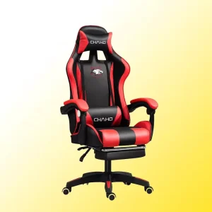 Directly Factory InStock Ergonomic Office Desk Chair Massage Armchair PU Leather PC Gamer Chairs Featuring Retractable Footrest