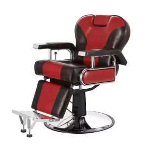 Dongkai Cross border Special Barber Chair Hydraulic Pump Thickened Chassis Rotatable Lay Down Barber Shop Metal Salon Furniture