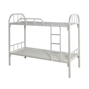 Dormitory Adult Steel Bunk Bed Military Style Durable Hostel Metal Bunk Beds for College Student