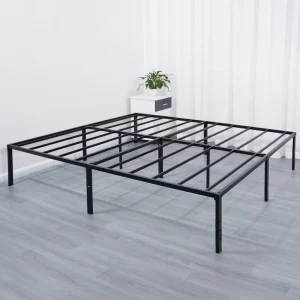 Dormitory Foldable Steel Adjustable Double Bed Frame Modern Home Furniture