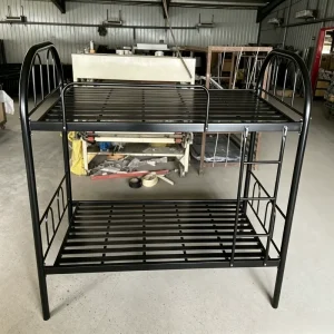 Dormitory Metal Bunk Bed Modern Hostel Metal Bunk Bed Students Use Double Bunk High and Low Bed Worker Staff Steel Bunk Bed