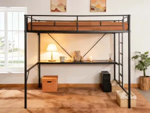 Dormitory Queen Size Good Quality Loft Bed Hostel Adult Metal Bunk Beds With Stairs