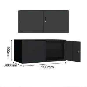 Double Door Lockable Steel Modern Assembled Storage Cabinet Space Saving Organizer for Office Home School Hospital Hotel