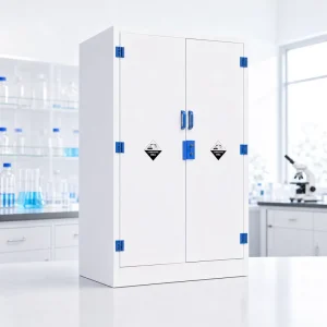 Double Lock PP Acid Alkali Resistant Safety Cabinet Chemical Storage Cabinet for Laboratory School Hospital