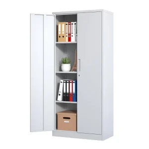 Double Open Door Metal Storage Cabinet File Cabinet