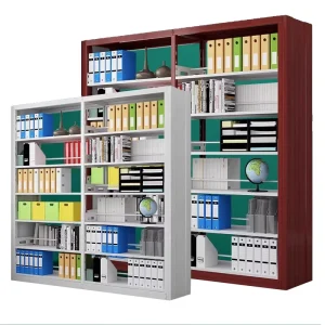 Double Sided Knock Down Steel Bookshelves Metal School Library Book Shelf Home Bookshelves Reference Room Bookshelves