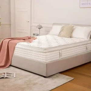 Double Twin Cooling Gel King Queen Size Box Pocket Spring Coils Memory Foam Bed Mattress Colchon