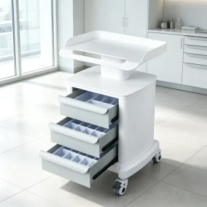 Drawer Type Dental Mobile Tool Cart Oral Scanner Trolley Hospital Furniture Dental Hand Cart for Beauty Salon Instrument Use