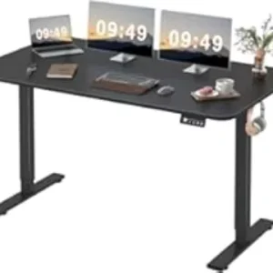 Dual Motor 3 Section Steel Height Adjustable Ergonomic Desk Legs for Commercial Office Computer Desk Modern Minimalist Design