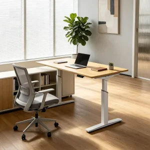 Dual Motor Lifting Smooth Desk Frame Modular Design Eco Friendly Modern Durable Adjustable Height Office Furniture