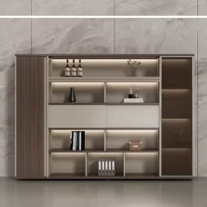 Dubai Heavy Duty Executive Office Honeycomb Aluminum Bookshelves