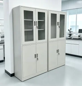 Ductable Reagent Storage Cabinet with Top Exhaust Connection Port Professional KD Steel Furniture for Modern Lab