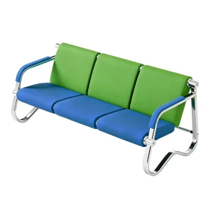 Durable 3 Seater Leather Modern Hotel Airport Hospital Mall Waiting Room Sofa Bench Office Waiting Chairs for Patients