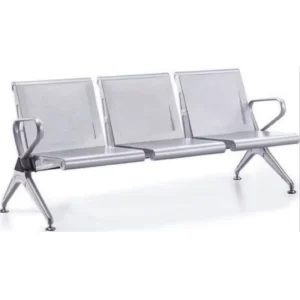 Durable 3 Seater Waiting Room Bench for Hospitals and Airports