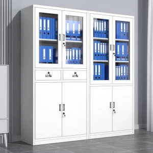Durable 4 Door Steel Filing Cabinet Steel Lockable Office Filing Cabinet School Warehouse Metal Cupboards File Cabinet