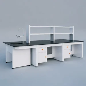 Durable Acid Alkali Resistant Full Steel Modular Lab Furniture Work Bench Laboratory Bench Table