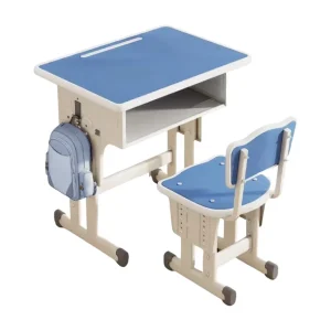 Durable Adjustable Modern Metal School Furniture for Kids Desk and Chair Set for School Students Student Desk Chairs