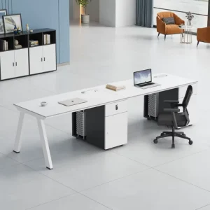 Durable Adjustable Modern Minimalist Single Desk Chair Set Company Office Simple Wood Panel Style Office Staff Partition