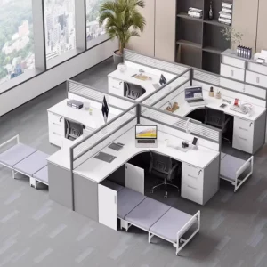 Durable Adjustable Modern Office Furniture Workstation Foldable Nap Bed Partition File Drawer Storage for School