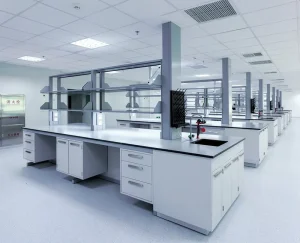 Durable Chemistry Laboratory Bench Workstation Hospital Steel Lab Equipment Lab Table