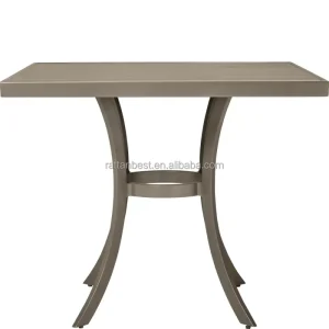 Durable Commercial Hotel Resort Aluminum Outdoor Dining Table