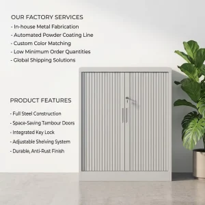 Durable Eco Friendly Key Lock Large Capacity for Home Office School Commercial Use Modern Metal Filing Cabinet