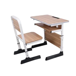 Durable Eco Friendly Nordic Study School Chair and Desk Ergonomic Design School Table and Chair Set