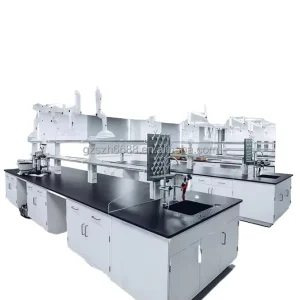 Durable Ergonomic Lab Bench Adjustable Height Research Science Labs Schools Workshops Hospitals Made Metal