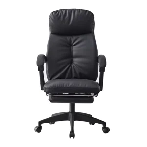 Durable High Back Ergonomic Leather Office Chairs Quiet Rolling Home Office Factory Direct