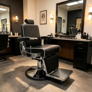 Durable Leather Modern Luxury Salon Styling Chair for Barbershop