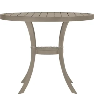 Durable Maintenance Free Commercial Hotel Aluminum Outdoor Dining Table