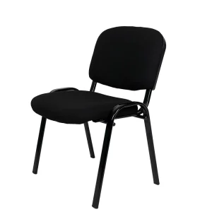 Durable Metal Frame Plastic Seat Easy to Clean Stackable Design Multi Purpose Use Waiting Room Chair Stackable Metal Church Chair