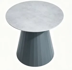 Durable Metal Modern Portable Outdoor Round Coffee Table