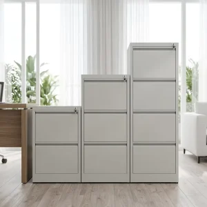 Durable Metal Office Storage Cabinets 2 5 Drawers Commercial Use Modern Design Key Lock Hotel School Gym A4