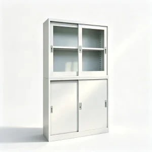 Durable Metal Steel Filing Cabinet Glass Sliding Door with Commercial Price for Office School Hospital Warehouse