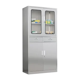 Durable Metal Steel Hospital Medicine Cabinet for Storage
