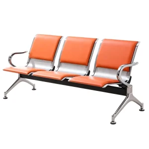 Durable Modern Metal Commercial Waiting Room Bench for Hospital Hotel Mall & School Use