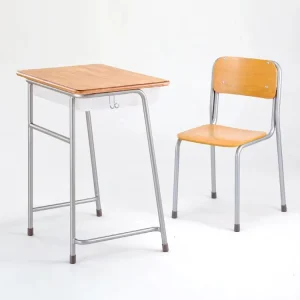 Durable Modern Metal School Desk Chair Set Home Office and Living Room Furniture