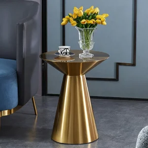 Durable Modern Movable Luxury Metal Top Coffee Table for Dining & Living Room Home & Hotel Use