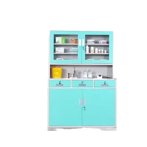 Durable Modern Stainless Steel Hospital Room Furniture Commercial Medical Office Storage Cabinet Multi-Function Clinic Equipment