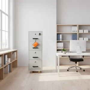 Durable Modern Steel 2 4 Drawer Fireproof Cabinet with Knock Down Design for Home Office Hospital Apartment Use