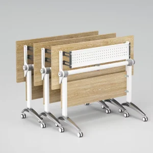 Durable Modern Wood Office Furniture Set Including Extendable Conference Computer Table Module Workstation Folding Steel