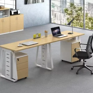 Durable Modern Wooden Adjustable Office Desk with Drawers Ergonomic Workstation for Home Commercial Use