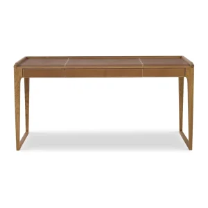 Durable Oak Solid Wood Modern Home Office Storage Drawers Toilette Table Computer Desk