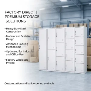 Durable Office Wardrobe Cabinet Single Door Metal Steel Staff Locker Home Office Filing Cabinet for Storage