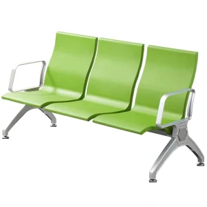 Durable Plastic Public Waiting Chair Four seater Salon Bank Airport Hospital Clinic Seating Bench