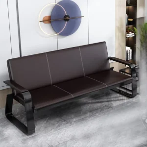Durable Stainless Steel Clinic Waiting Chair 3 Seater Hospital Reception Bench Seating for Medical Dental Airport Clinics